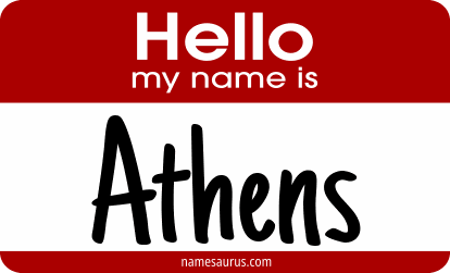 Hello my name is Athens png download