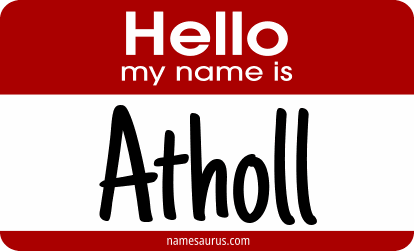 Hello my name is Atholl png download