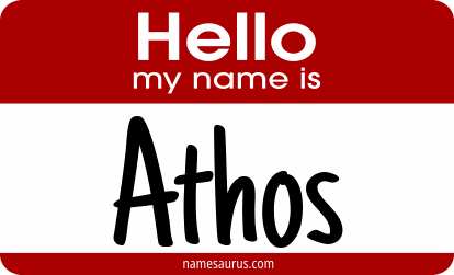 Hello my name is Athos png download