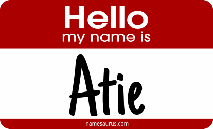 Hello my name is Atie png download