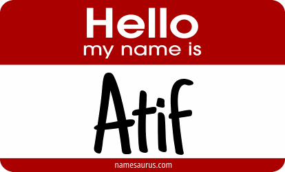 Hello my name is Atif png download