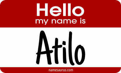 Hello my name is Atilo png download