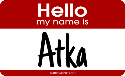 Hello my name is Atka png download