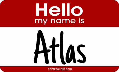 Hello my name is Atlas png download