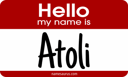 Hello my name is Atoli png download