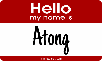 Hello my name is Atong png download