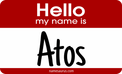 Hello my name is Atos png download