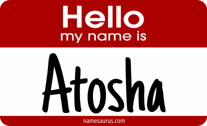 Hello my name is Atosha png download