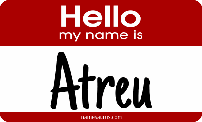 Hello my name is Atreu png download