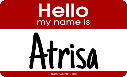 Hello my name is Atrisa png download