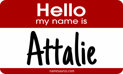 Hello my name is Attalie png download
