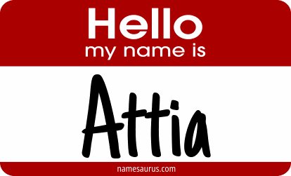 Hello my name is Attia png download