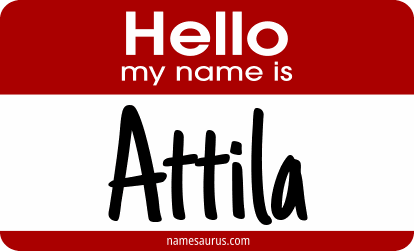 Hello my name is Attila png download