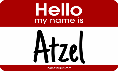 Hello my name is Atzel png download