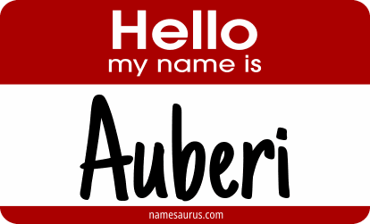 Hello my name is Auberi png download