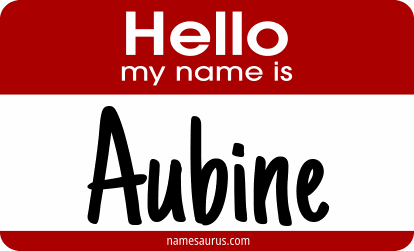 Hello my name is Aubine png download