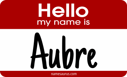 Hello my name is Aubre png download