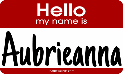 Hello my name is Aubrieanna png download