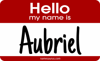 Hello my name is Aubriel png download