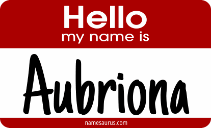 Hello my name is Aubriona png download