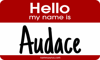 Hello my name is Audace png download