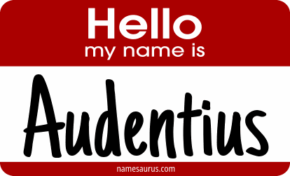 Hello my name is Audentius png download