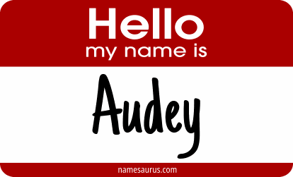 Hello my name is Audey png download