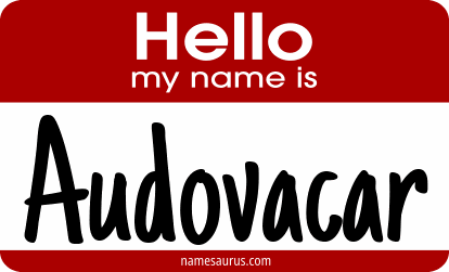 Hello my name is Audovacar png download