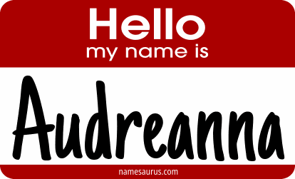 Hello my name is Audreanna png download
