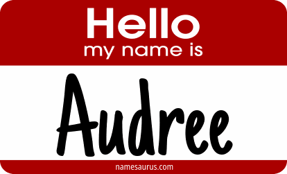 Hello my name is Audree png download
