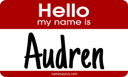 Hello my name is Audren png download