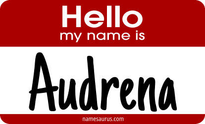 Hello my name is Audrena png download
