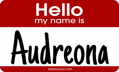 Hello my name is Audreona png download