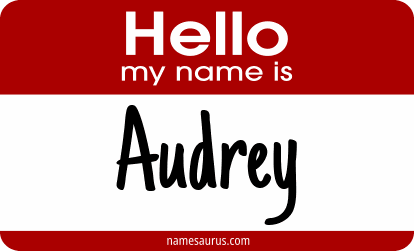 Hello my name is Audrey png download