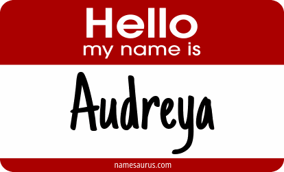 Hello my name is Audreya png download