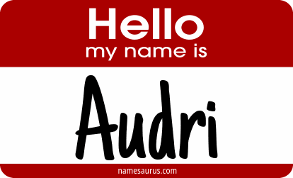 Hello my name is Audri png download