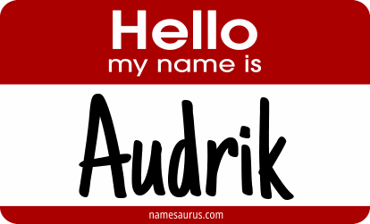 Hello my name is Audrik png download