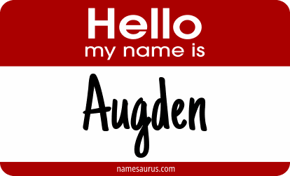 Hello my name is Augden png download