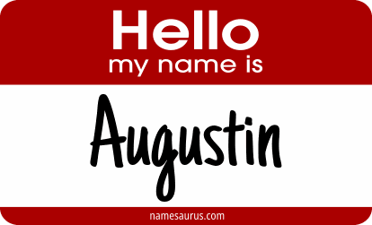 Hello my name is Augustin png download