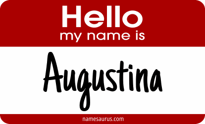 Hello my name is Augustina png download