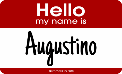 Hello my name is Augustino png download