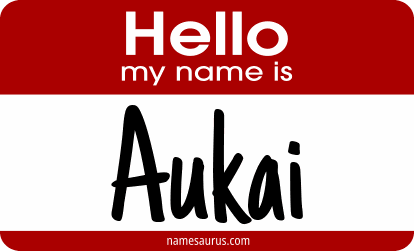 Hello my name is Aukai png download