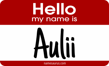 Hello my name is Aulii png download