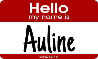 Hello my name is Auline png download