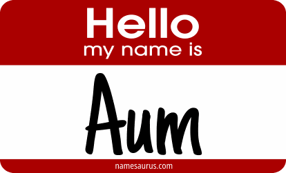 Hello my name is Aum png download