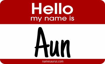 Hello my name is Aun png download