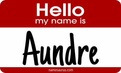 Hello my name is Aundre png download