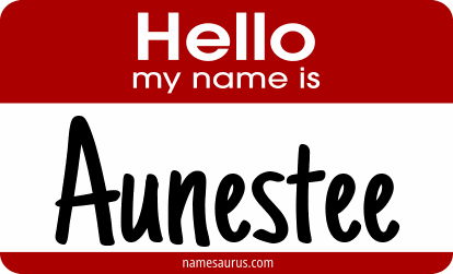 Hello my name is Aunestee png download