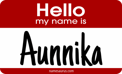 Hello my name is Aunnika png download