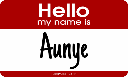 Hello my name is Aunye png download